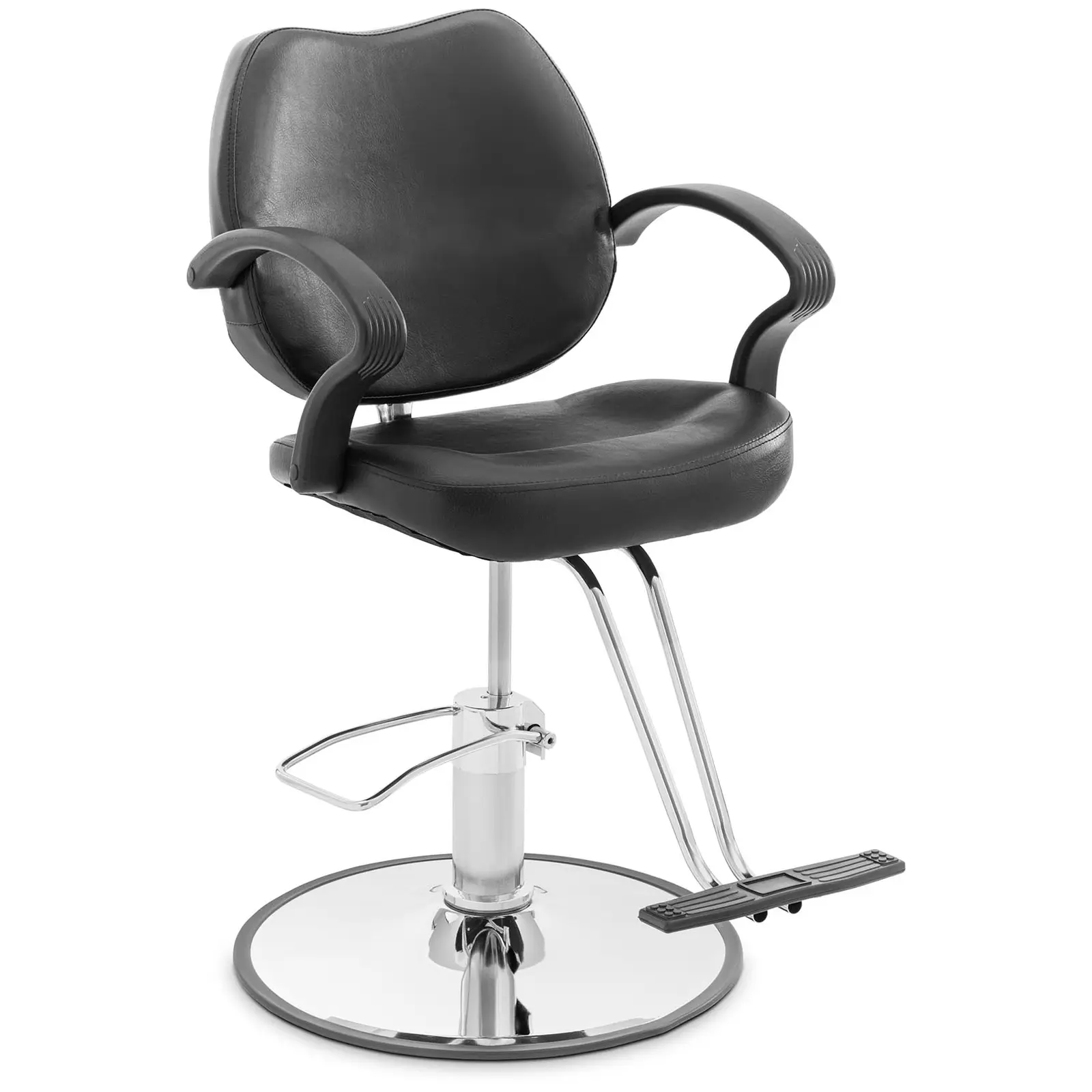 parturi tuoli - T-jalkatuki - 53 - 64 cm - 160 kg - musta