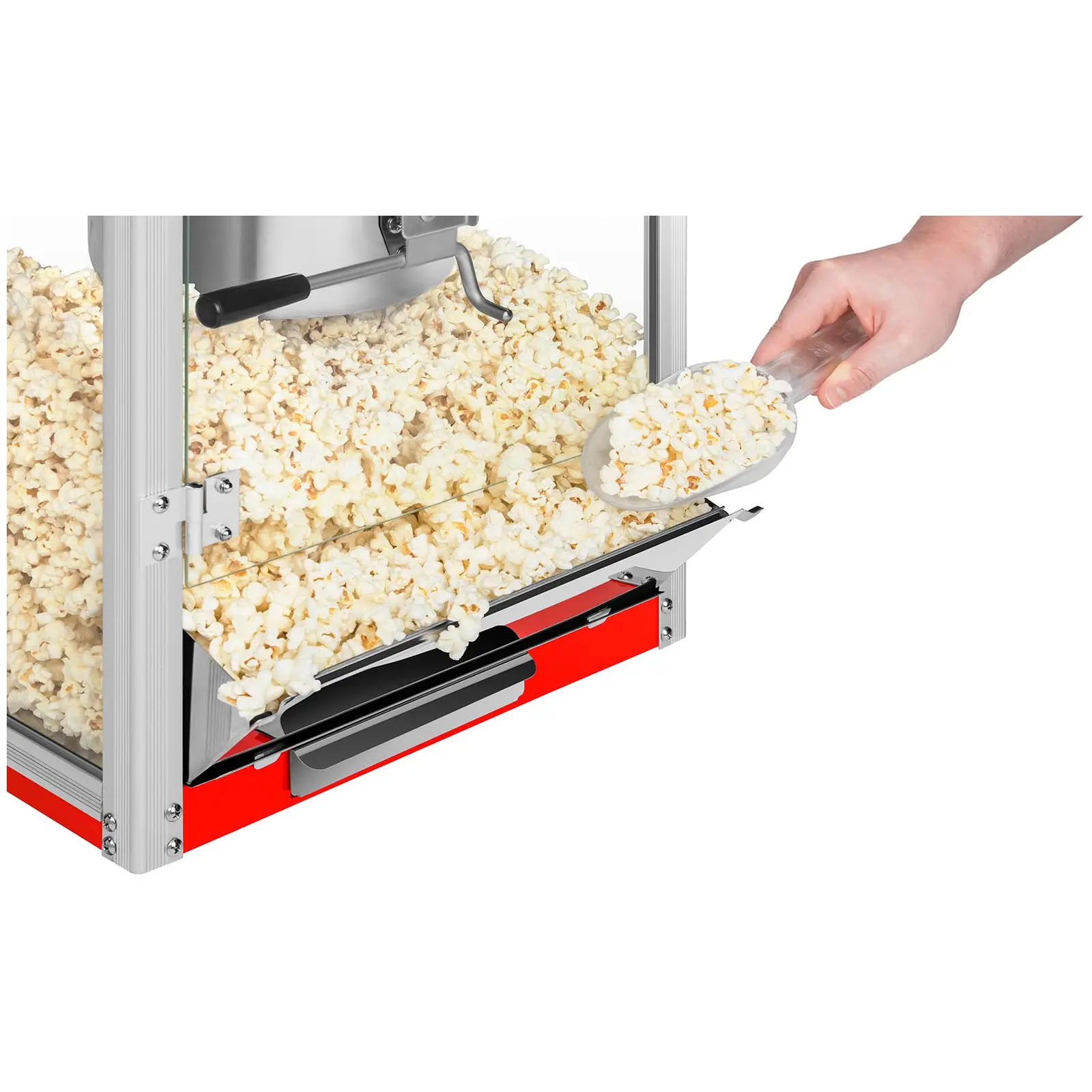 Popcorn-kone - punainen - 8 oz