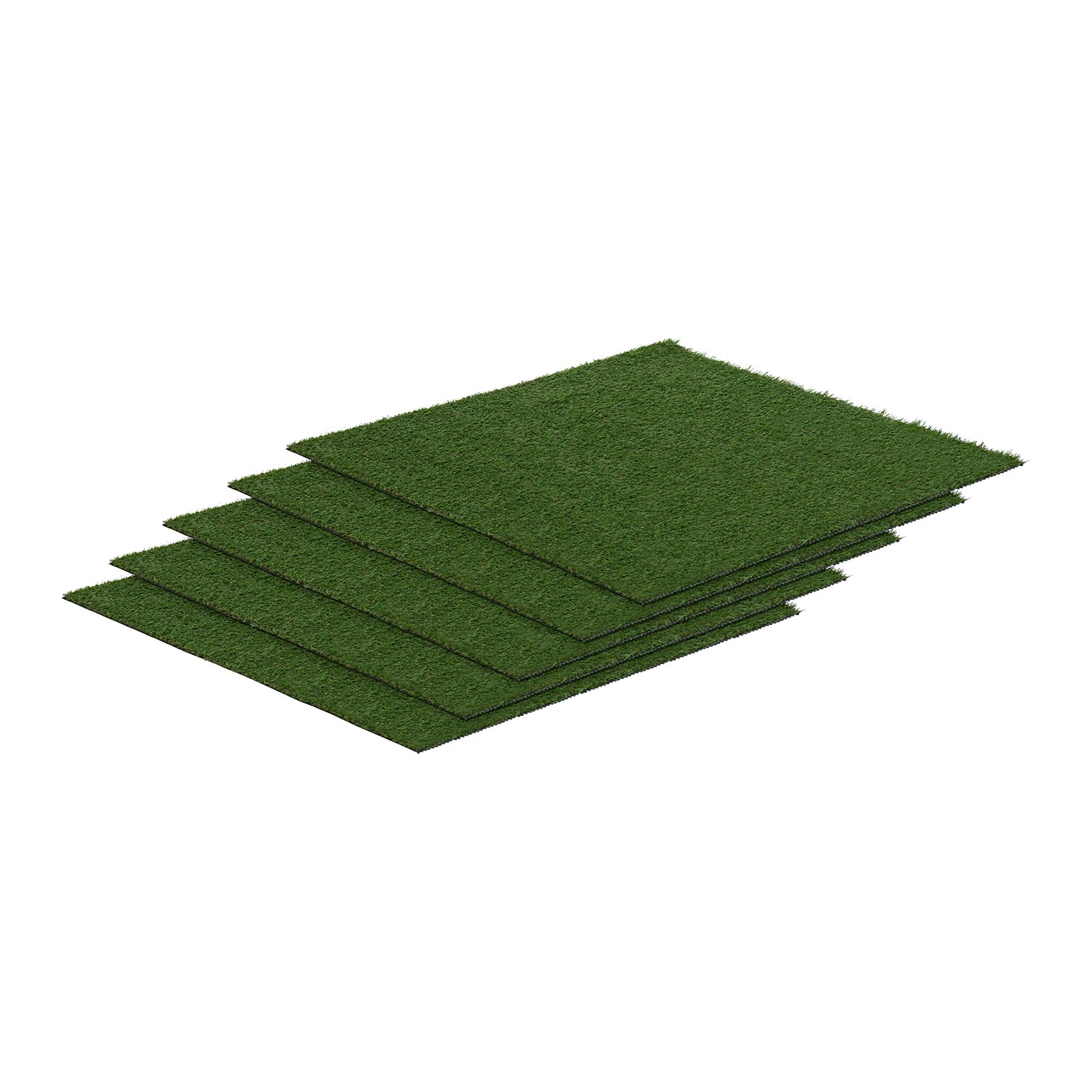 Keinotekoinen ruoho - sarja 5 - 100 x 100 cm - korkeus: 20 mm - ommeltiheys: 13/10 cm - UV-kestävä