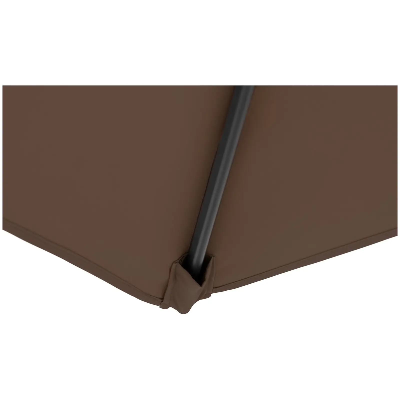 Aurinkovarjo - ruskea - neliö - 250 x 250 cm - kallistettava