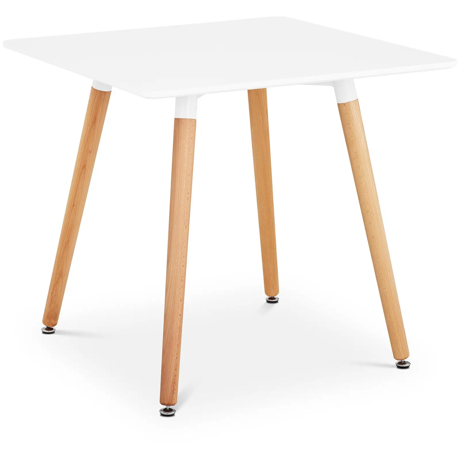 Pöytä - neliönmuotoinen - 80 x 80 cm - valkoinen