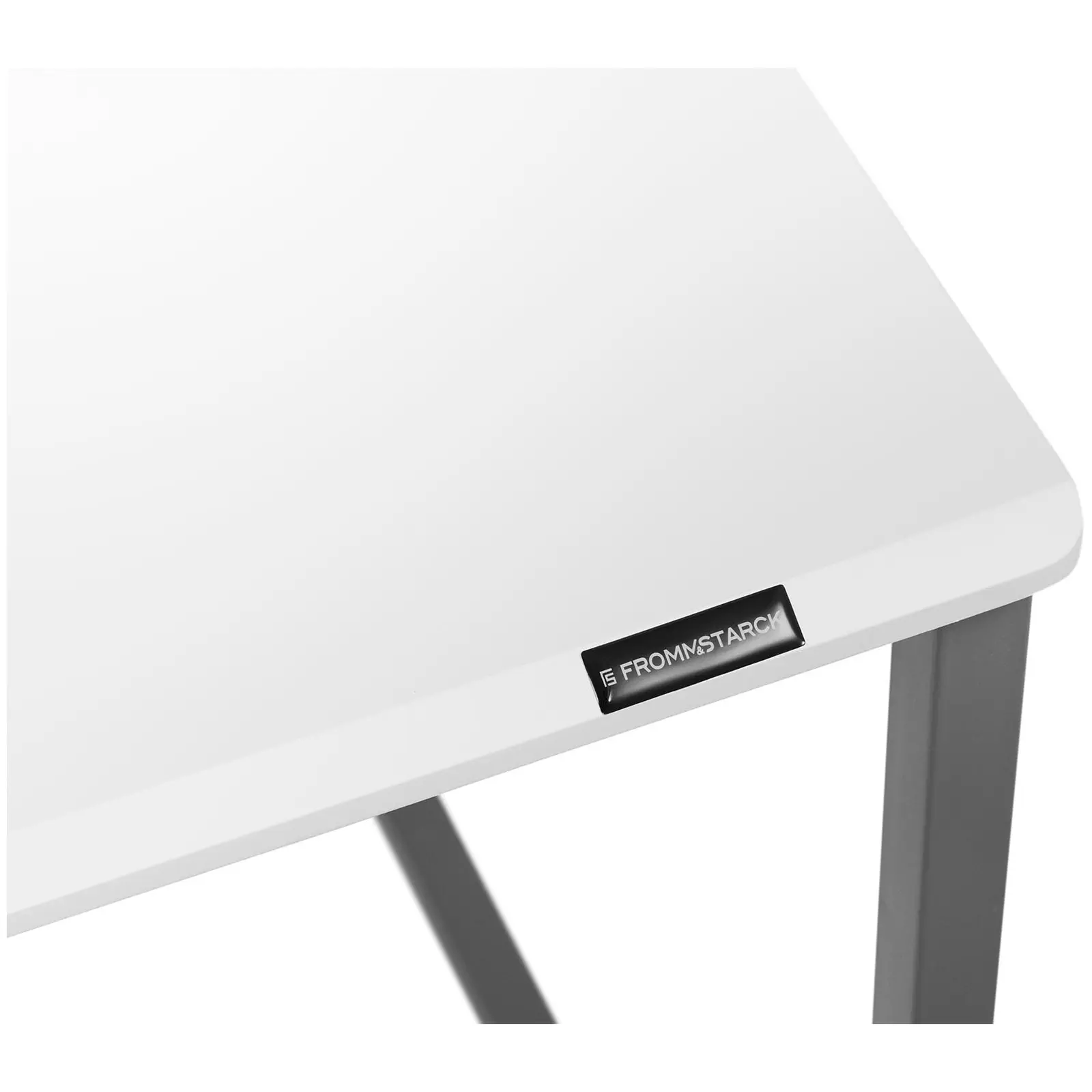 Kirjoituspöytä - 120 x 60 cm - valkoinen / harmaa