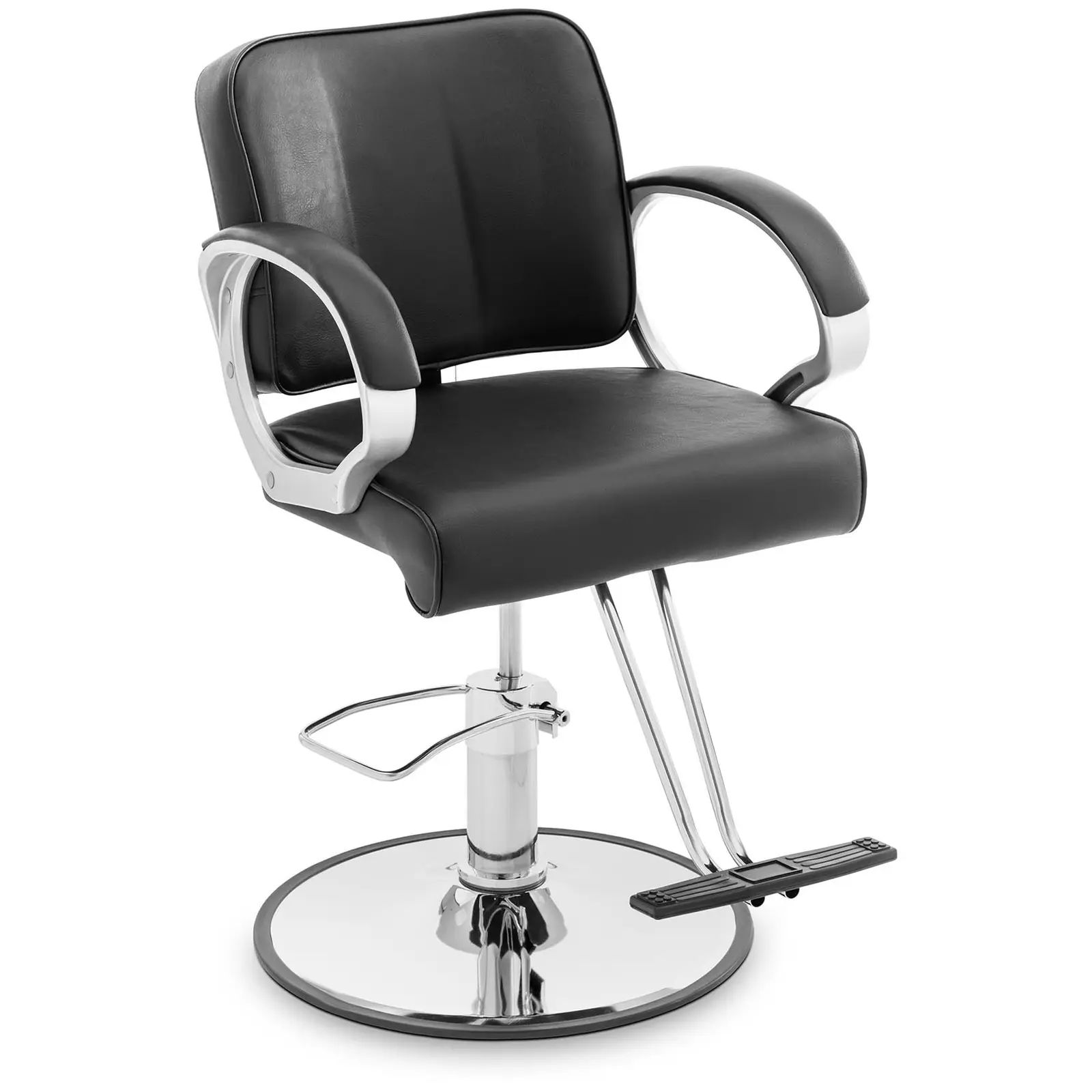 parturi tuoli - T-jalkatuki - 50 - 60 cm - 180 kg - musta
