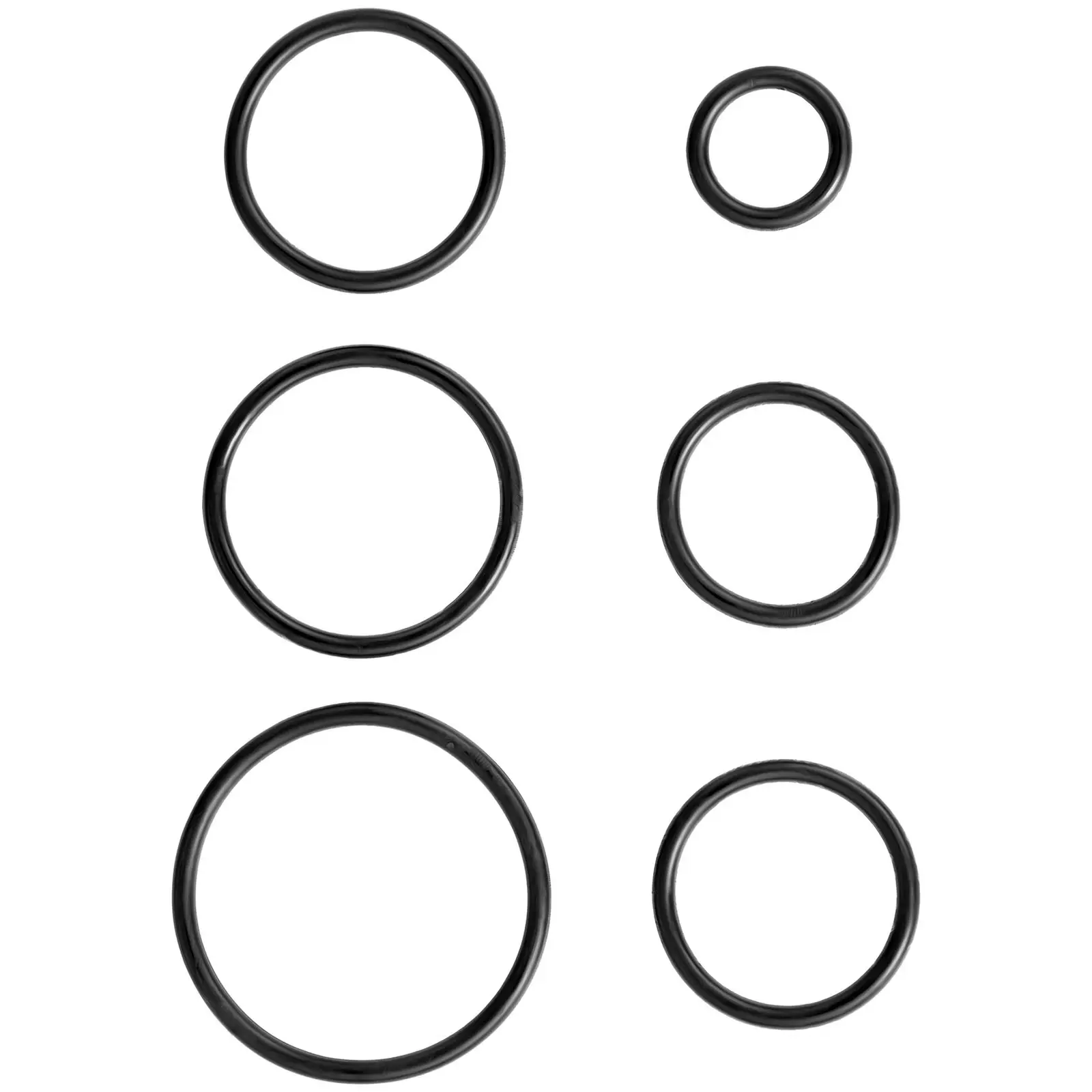 O-renkaat kokoelma - 419 osaa - Ø 3,0 - 50,0 mm (sisä) / 6,0 - 57,0 mm (johto)