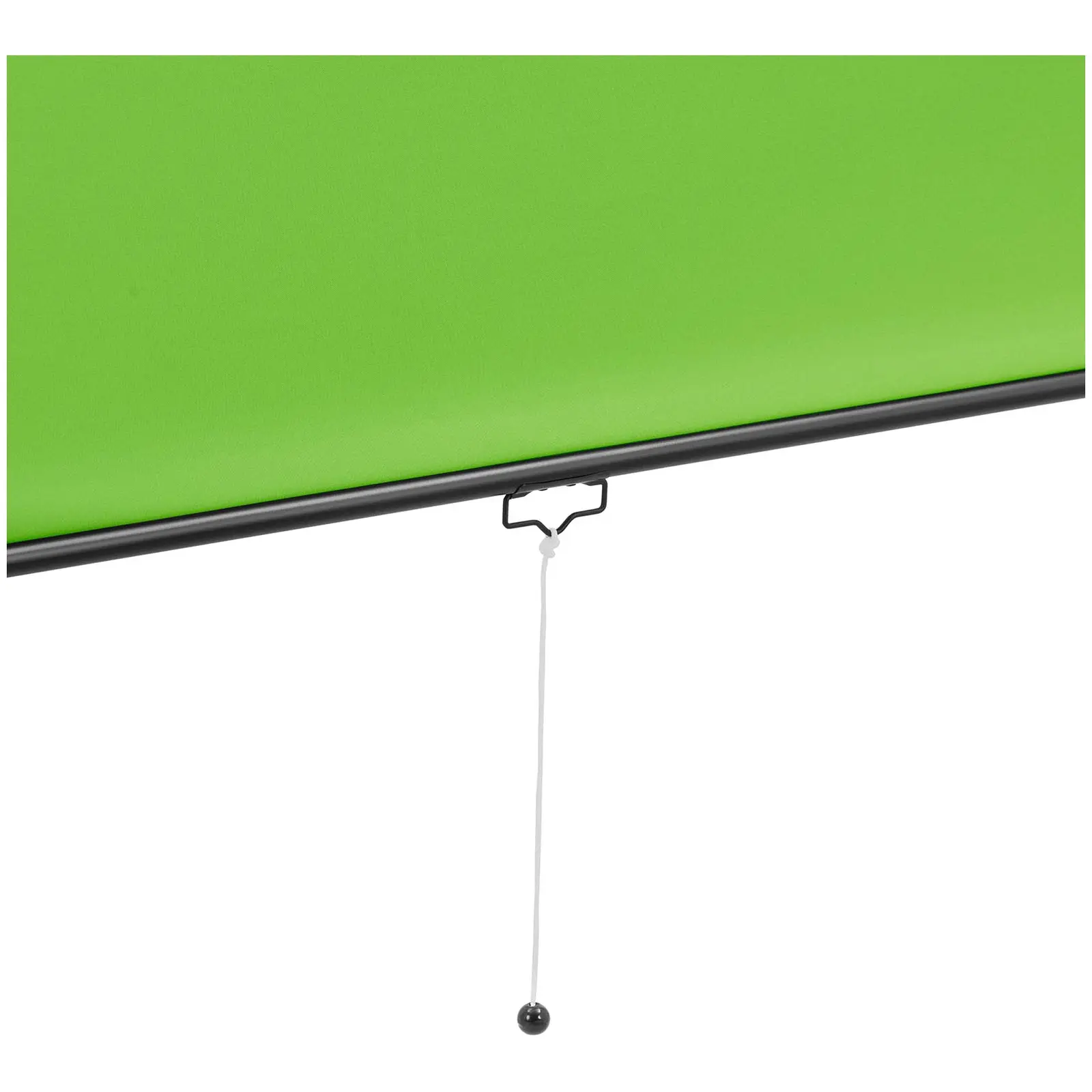 Green screen - rullattava - seinälle tai kattoon - 84" - 2060 x 1813 mm