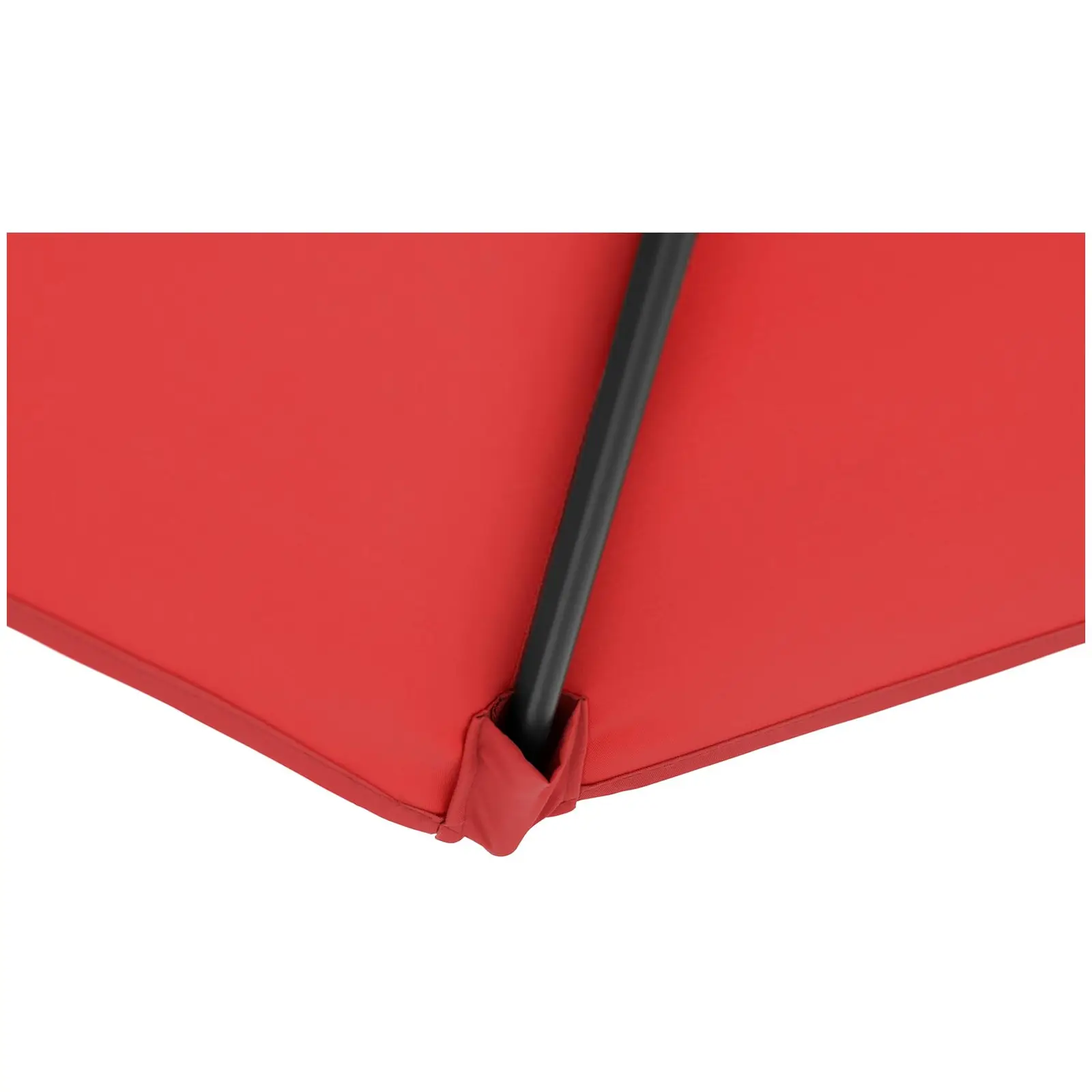 Kakkoslaatu Aurinkovarjo - riippuva - punainen - neliö - 250 x 250 cm - kääntyvä