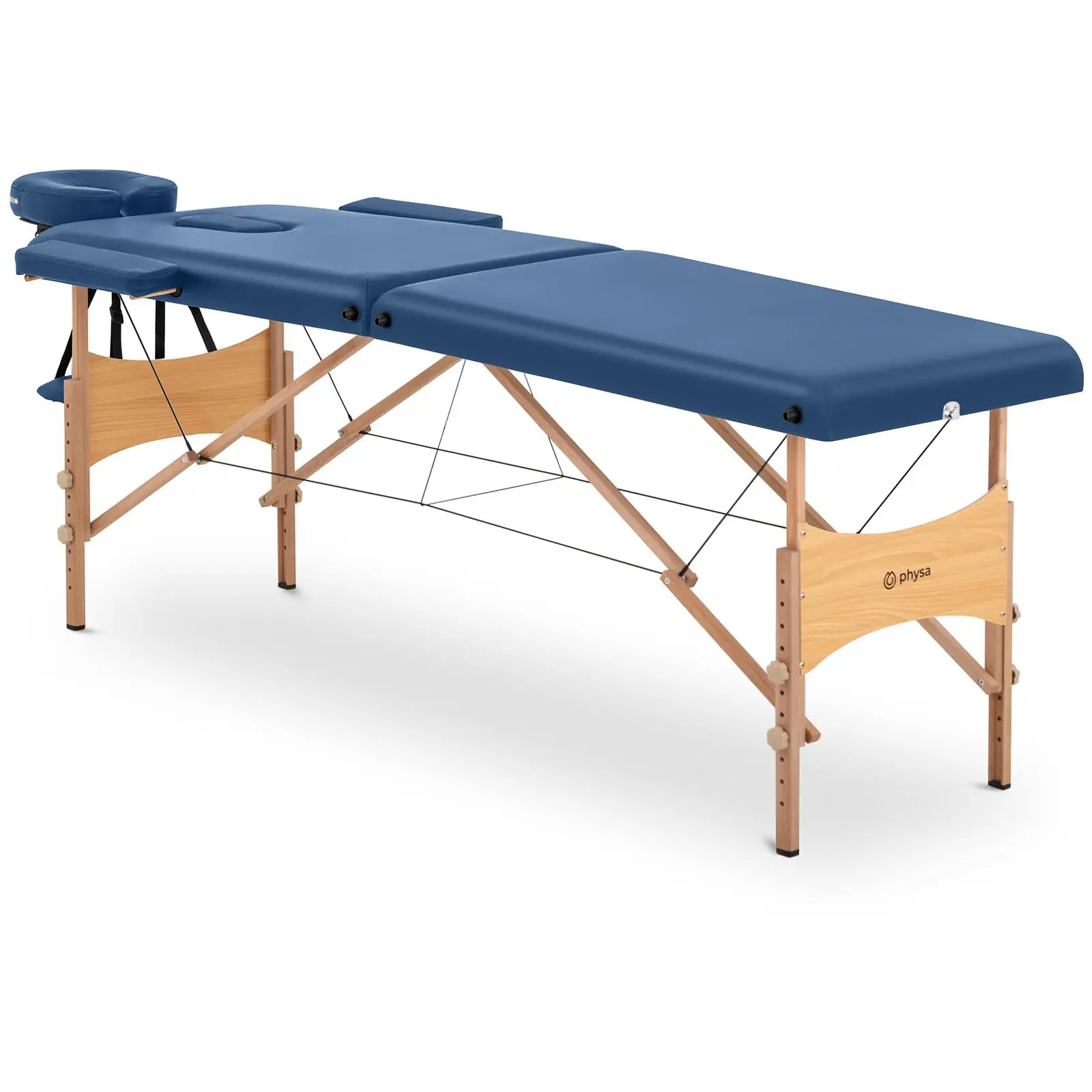 Kokoontaitettava hierontapöytä - 185 x 60 x 63-86 cm - 227 kg - Sininen