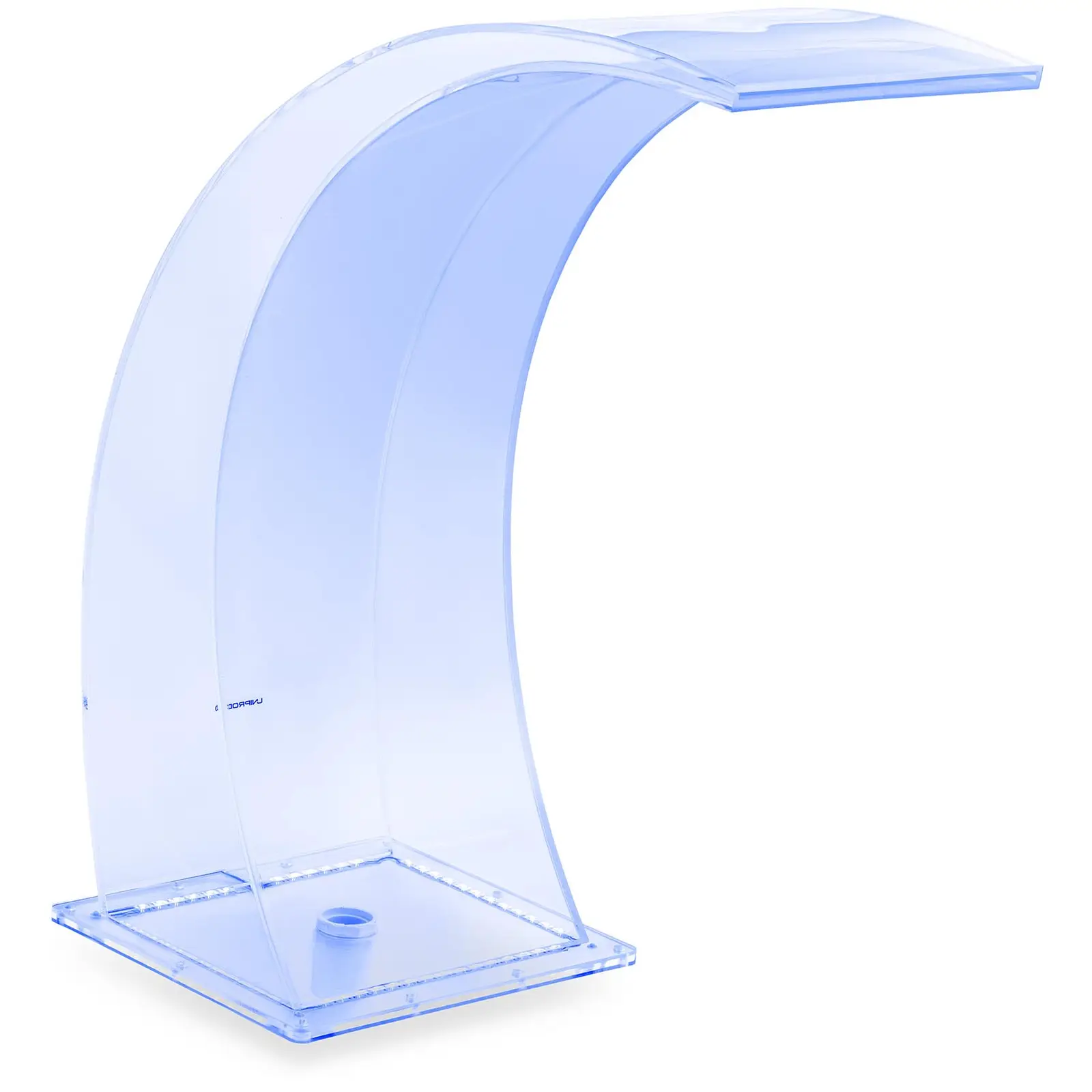vesiputoussuihku - 35 cm - LED-valaistus - Sininen/Valkoinen - 303 mm Vedenpoistoaukko