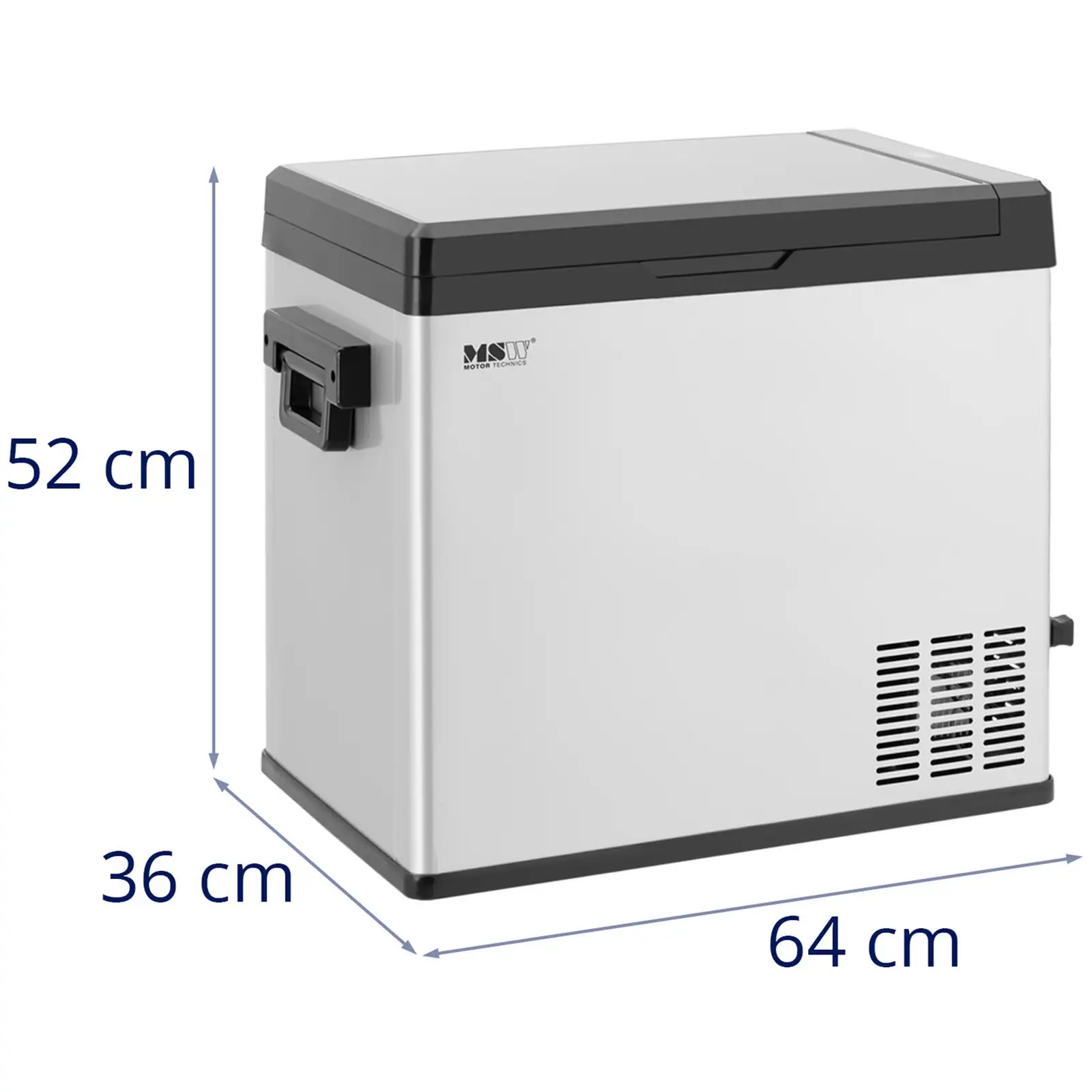 Autojääkaappi/pakastin - 49 l - -20 - 20 °C - 12/24 V (DC) / verkkolaite