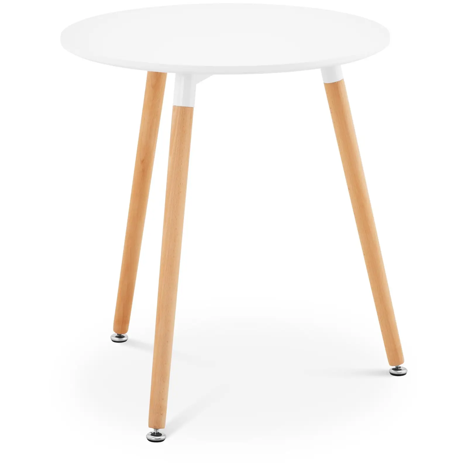Pöytä - pyöreä - Ø 60 cm - valkoinen